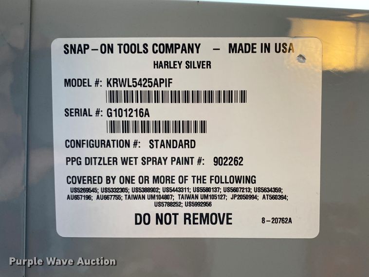 image for item JK9937 Snap-on  Harley Davidson 100 Year toolbox