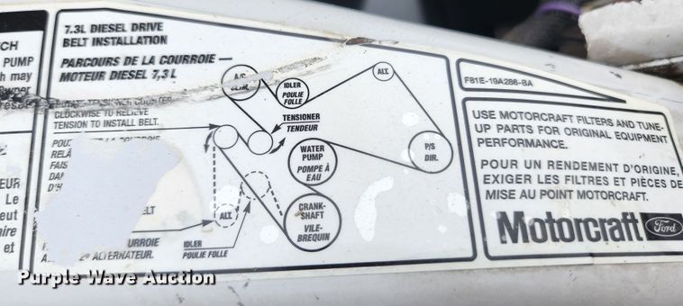 image for item JM9037 2000 Ford F550  dump truck