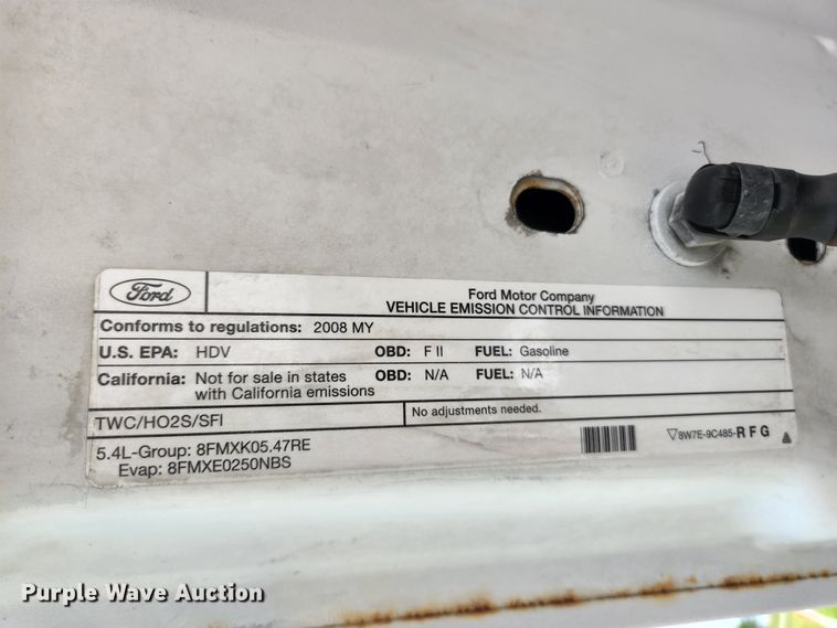 image for item KC9971 2008 Ford F350 Super Duty  SuperCab utility bed pickup truck