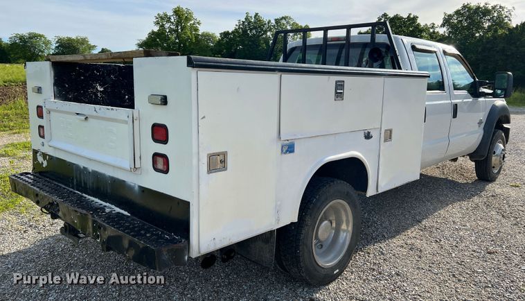 image for item KC9980 2011 Ford F450 Super Duty XL  Crew Cab utility / service truck