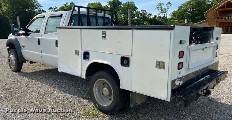 image for item KC9980 2011 Ford F450 Super Duty XL  Crew Cab utility / service truck