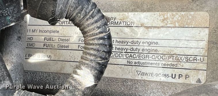 image for item KC9980 2011 Ford F450 Super Duty XL  Crew Cab utility / service truck