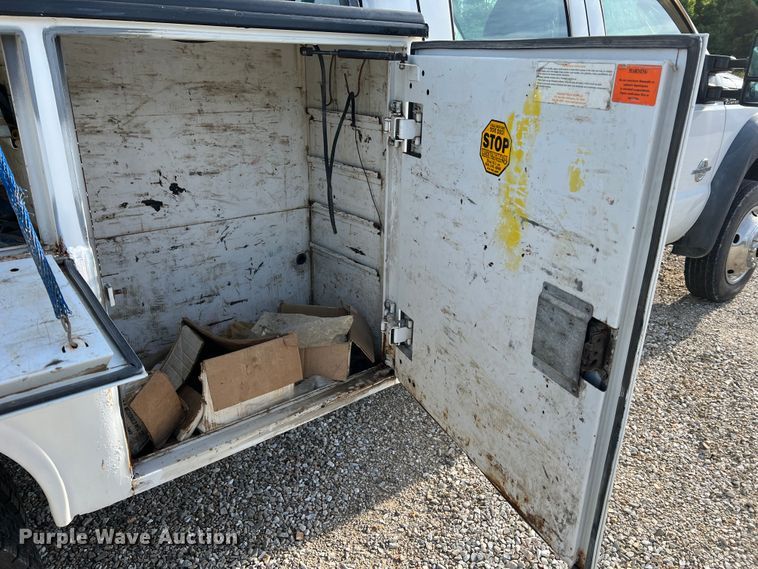 image for item KC9980 2011 Ford F450 Super Duty XL  Crew Cab utility / service truck