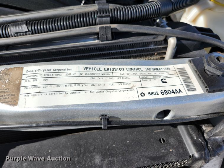 image for item KE9794 2008 Dodge Ram 2500HD  Mega Cab pickup truck