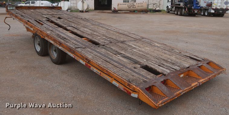 image for item KR9880 2007 Econoline SP1825TE  tilt deck equipment trailer