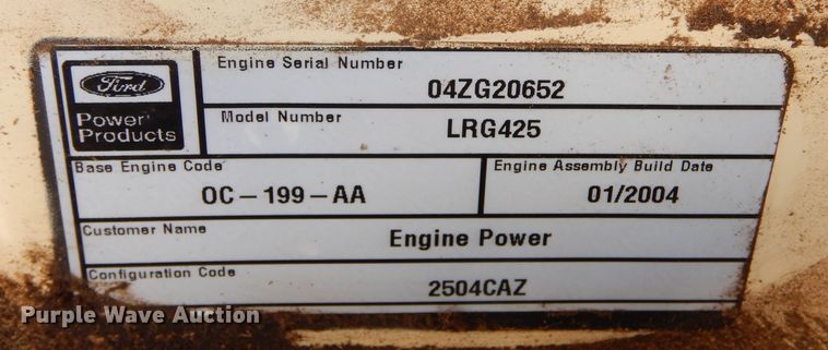 image for item LP9345 2004 Kohler 20RZ  generator