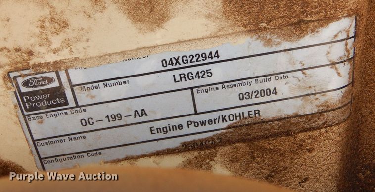 image for item LP9346 2005 Kohler 20RZ  generator