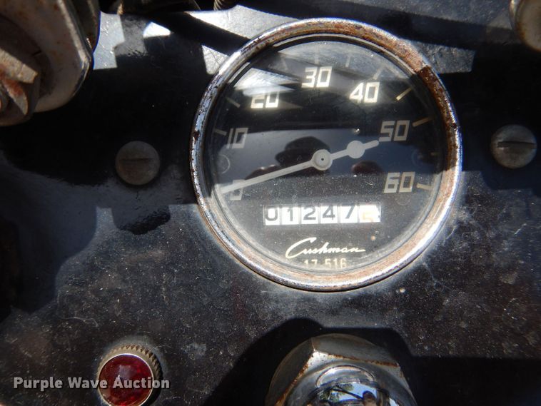 image for item LP9354 1965 Cushman Super Silver Eagle  scooter