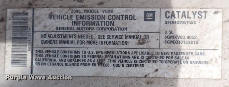 image for item LU9008 2008 Chevrolet Impala