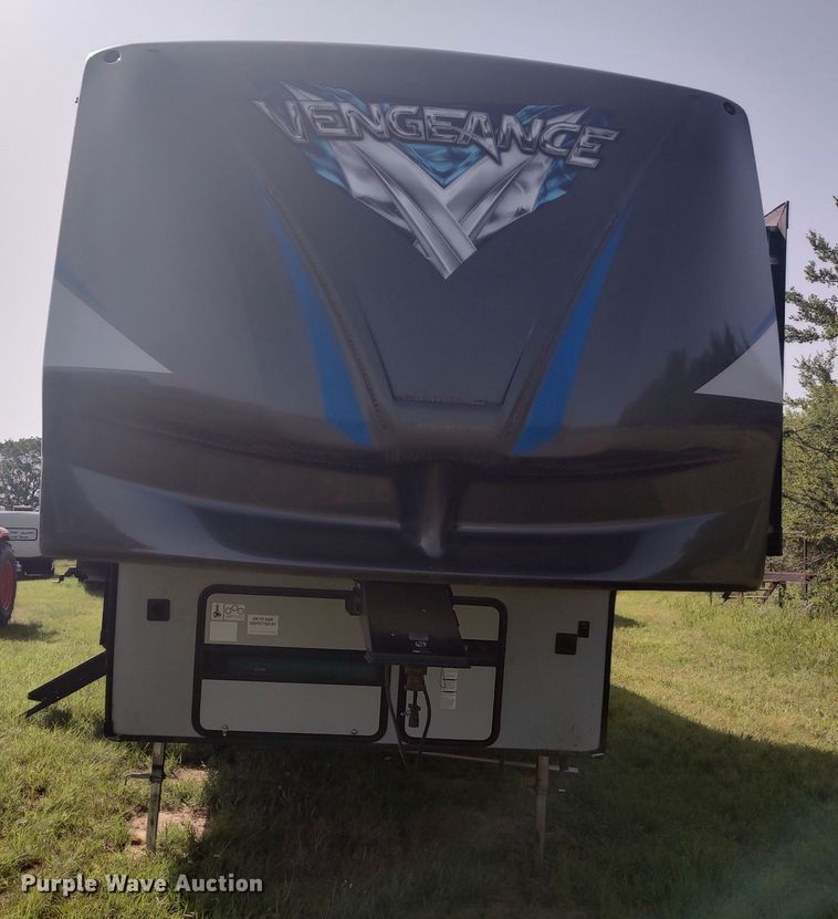 image for item LU9065 2018 Forrest River Vengeance  toy hauler camper