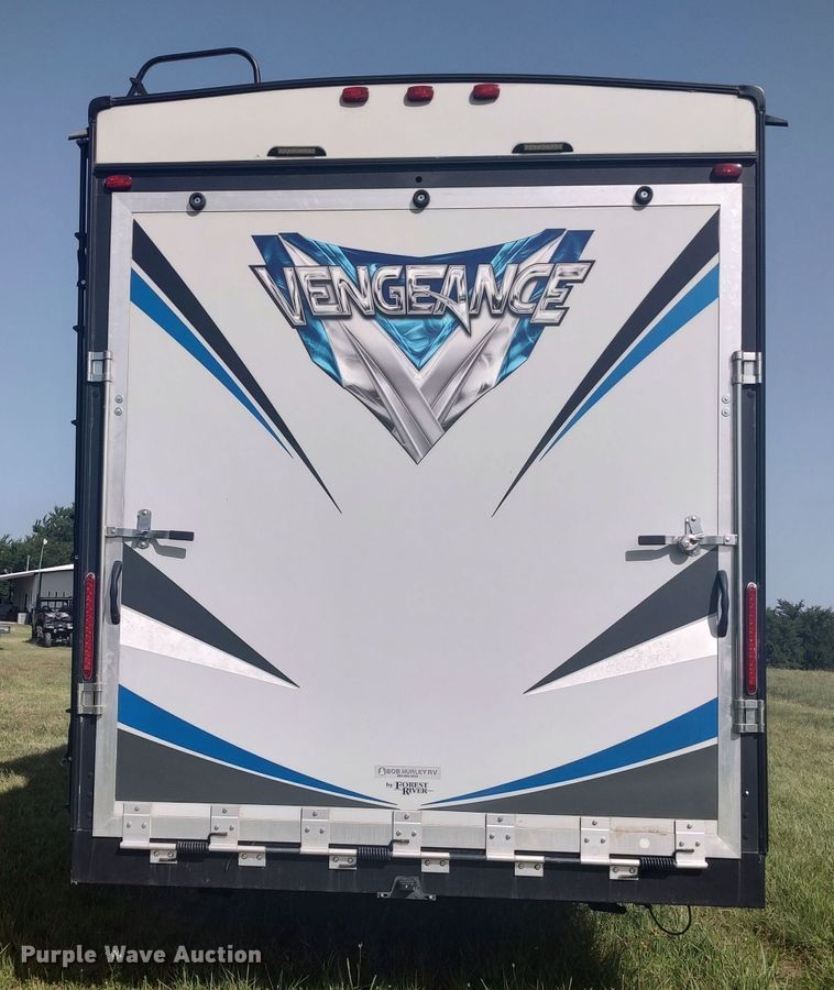 image for item LU9065 2018 Forrest River Vengeance  toy hauler camper
