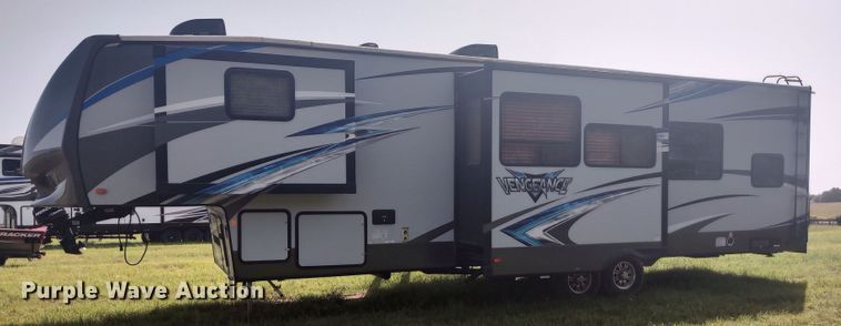 image for item LU9065 2018 Forrest River Vengeance  toy hauler camper