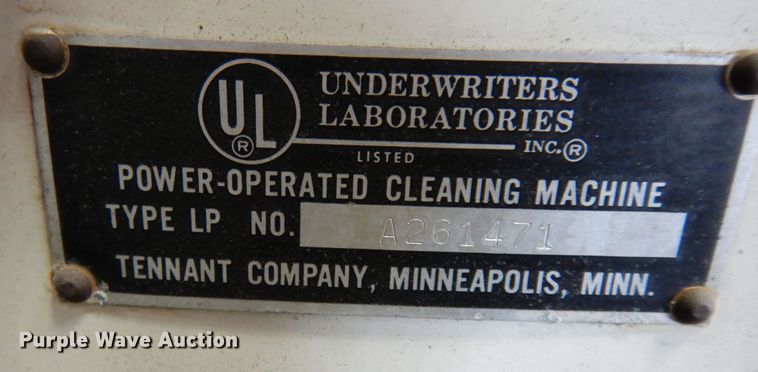 image for item MD9203 Tennant 528  sweeper