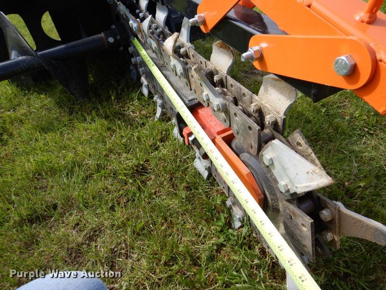 image for item MF9107 2021 Mower King ECSSCT72  skid steer trencher