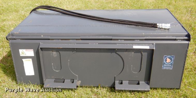 image for item MF9111 2022 Wolverine  skid steer sweeper