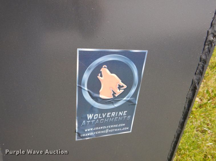 image for item MF9111 2022 Wolverine  skid steer sweeper