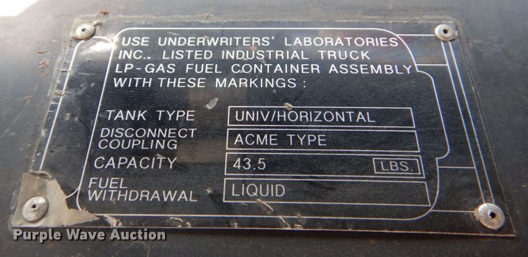 image for item MF9115 Clark CGC550  forklift