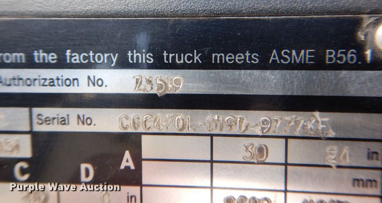 image for item MF9115 Clark CGC550  forklift