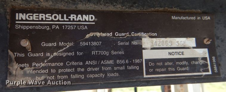 image for item MF9116 Ingersoll Rand RT708G  forklift
