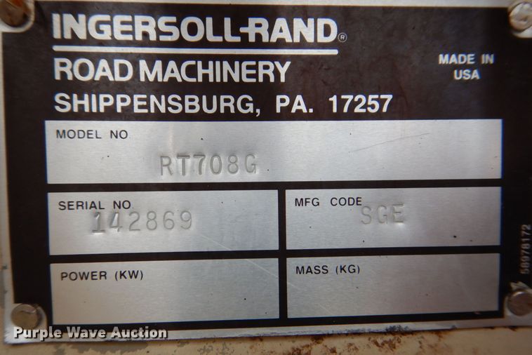 image for item MF9116 Ingersoll Rand RT708G  forklift