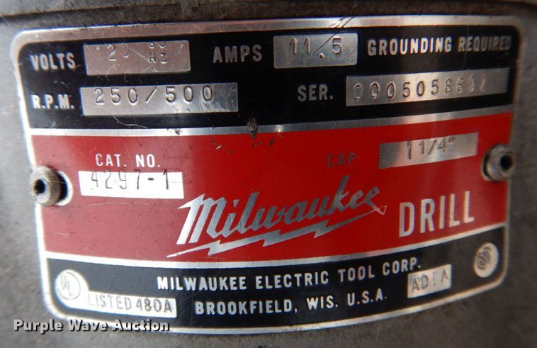 image for item MU9629 Milwaukee  electromagnetic drill press