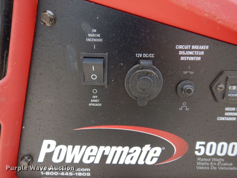 image for item MU9630 2011 Powermate PM105007.01  generator