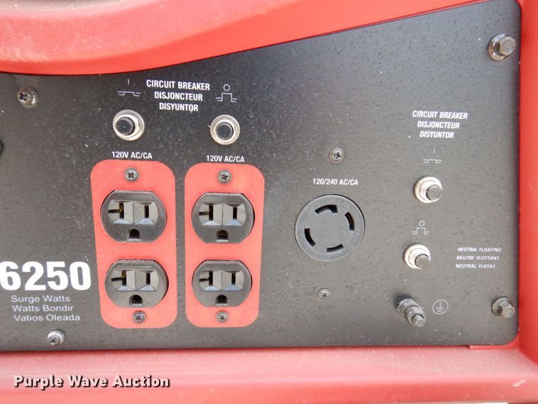 image for item MU9630 2011 Powermate PM105007.01  generator