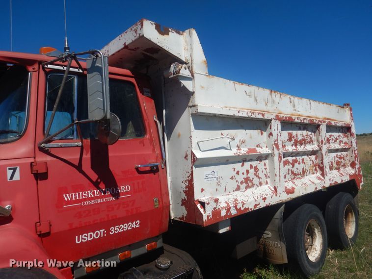 image for item DJ1329 1988 Ford LTS8000  dump truck