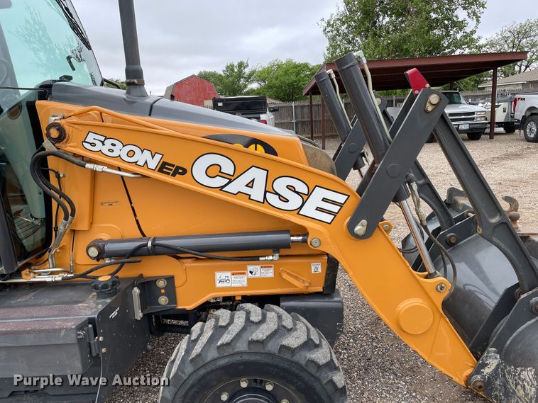 image for item DJ5203 2018 Case 580N EP  backhoe