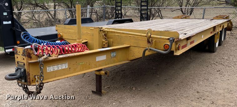 image for item DJ5205 2006 Belshe DT256  equipment trailer