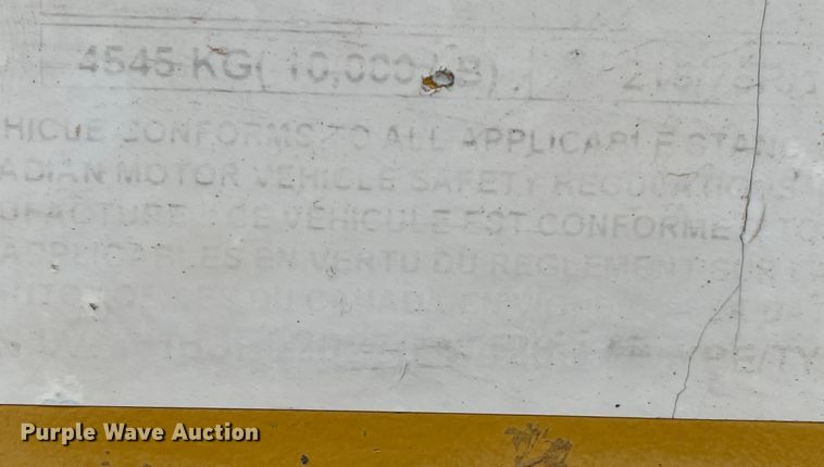 image for item DJ5205 2006 Belshe DT256  equipment trailer