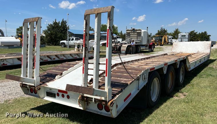 image for item DJ7654 2011 Nuttall 350DD  drop deck equipment trailer