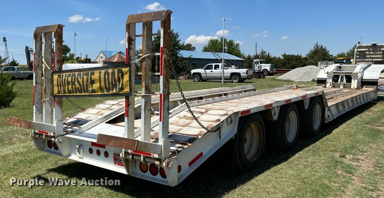 image for item DJ7655 2014 Nuttall 351 HD  lowboy equipment trailer
