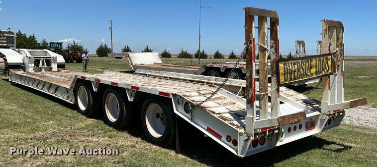 image for item DJ7655 2014 Nuttall 351 HD  lowboy equipment trailer