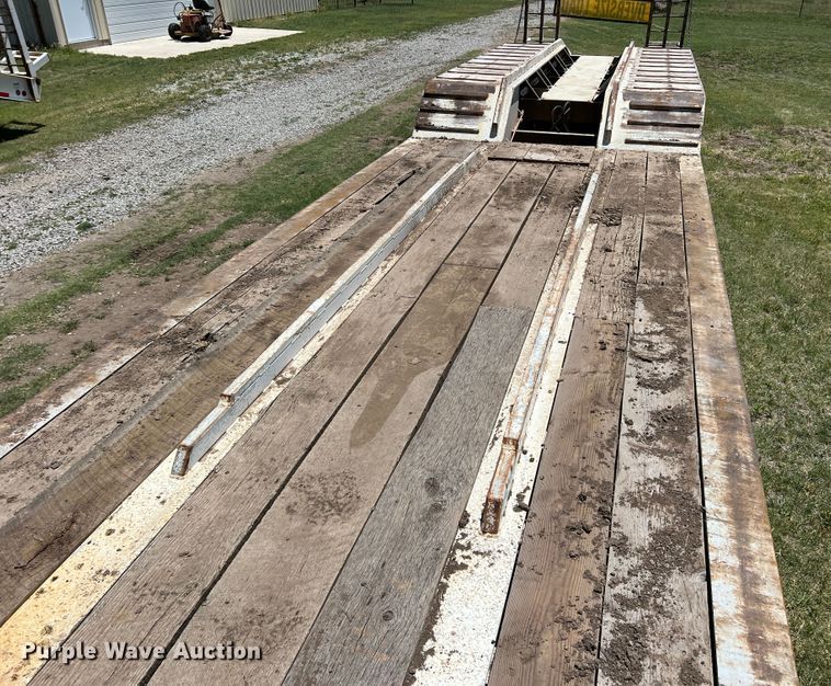 image for item DJ7655 2014 Nuttall 351 HD  lowboy equipment trailer