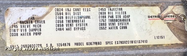 image for item DJ7657 2001 Peterbilt 378  dump truck