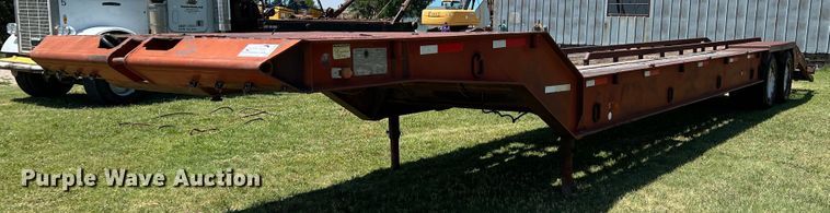image for item DJ7659 1981 Multi Tech  drop deck equipment trailer