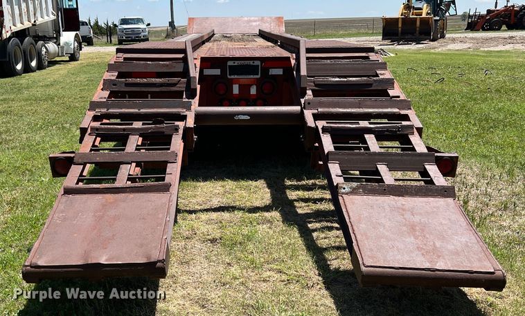 image for item DJ7659 1981 Multi Tech  drop deck equipment trailer