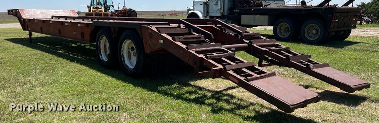 image for item DJ7659 1981 Multi Tech  drop deck equipment trailer