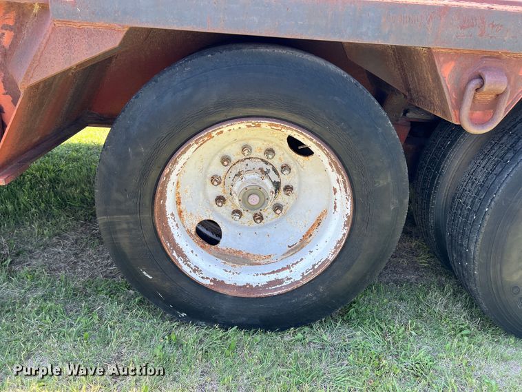 image for item DJ7659 1981 Multi Tech  drop deck equipment trailer