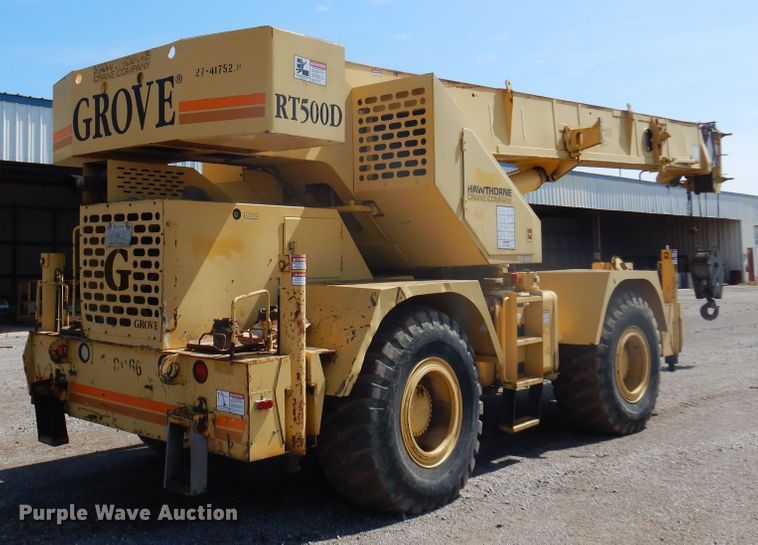 image for item DN0332 1995 Grove RT530D  crane
