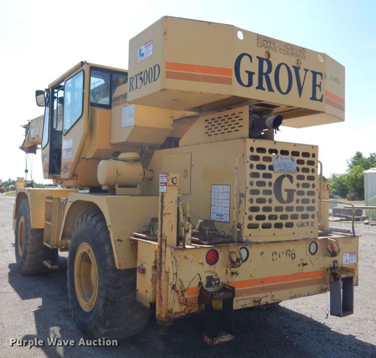 image for item DN0332 1995 Grove RT530D  crane
