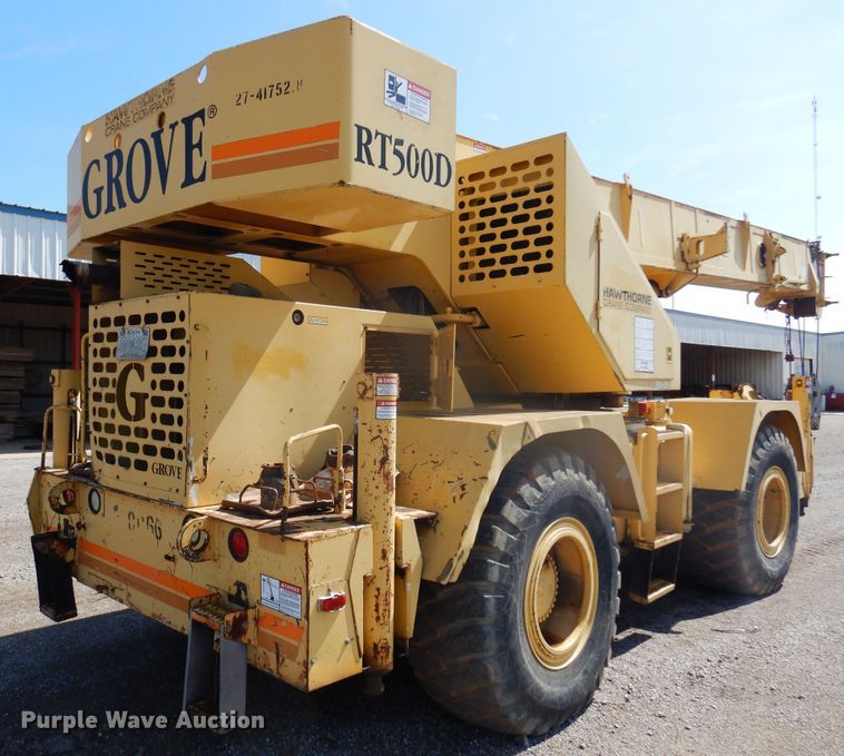 image for item DN0332 1995 Grove RT530D  crane