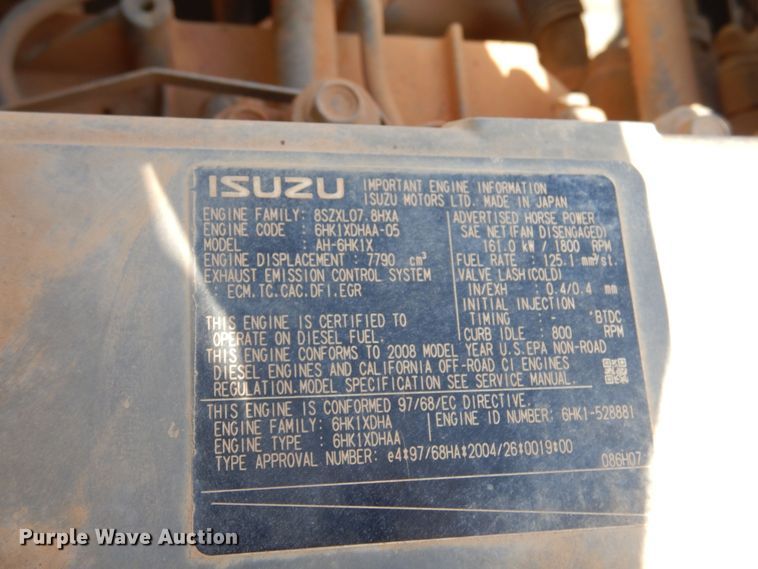 image for item DN0335 Case CX290B  excavator