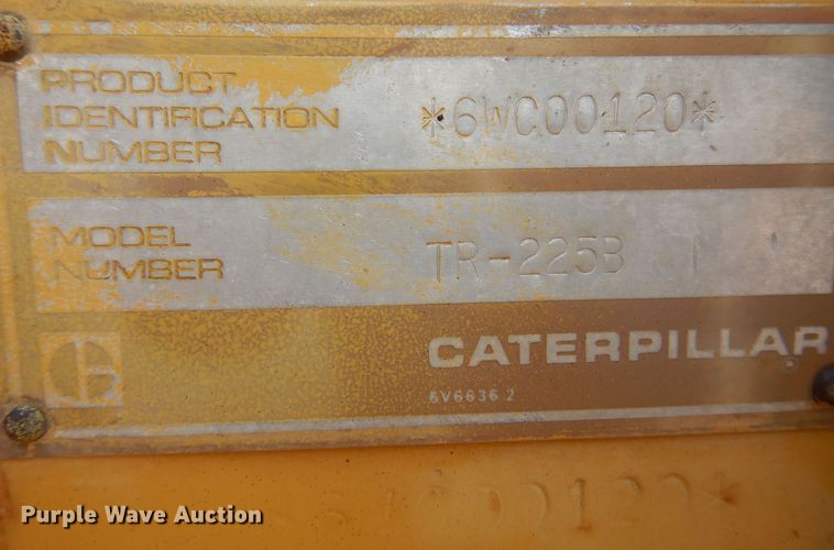 image for item DN0344 1986 Caterpillar TR-225B  asphalt trimmer