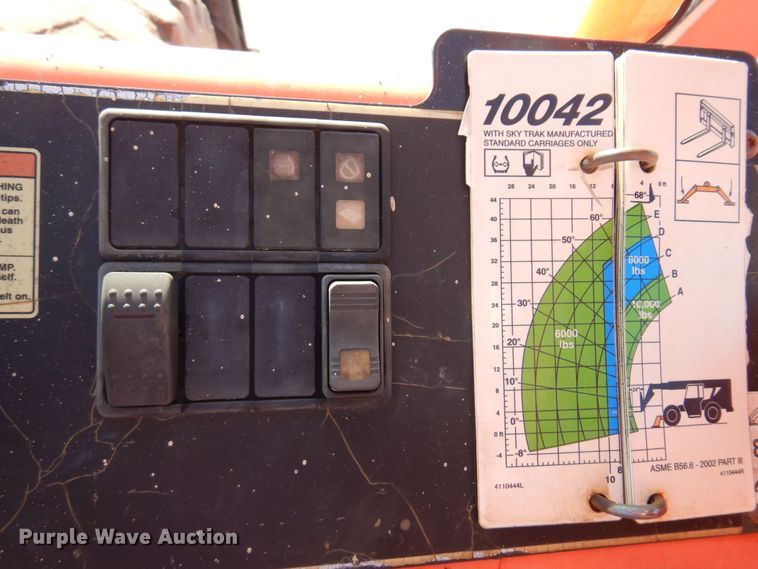 image for item DN0357 2008 SkyTrak 10042  telehandler