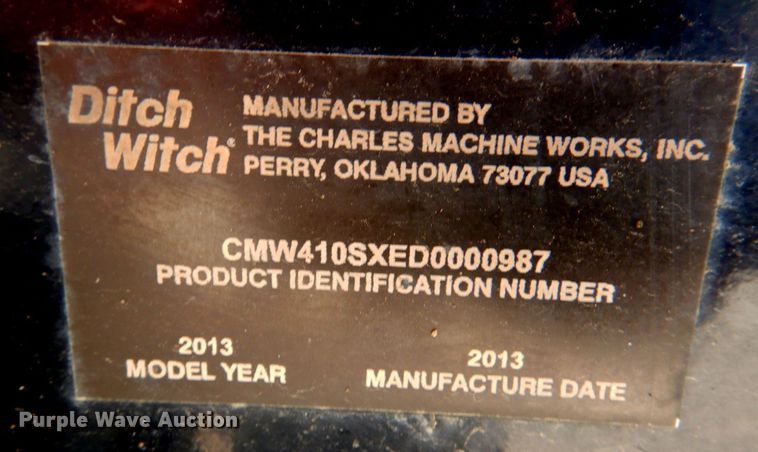 image for item DP4253 2013 Ditch Witch 410SX  cable plow