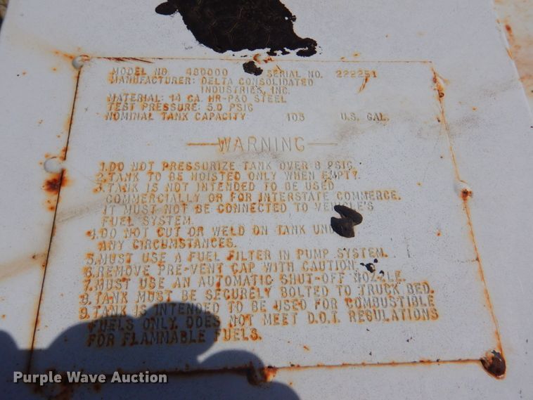 image for item DP4286 Delta auxiliary fuel tank