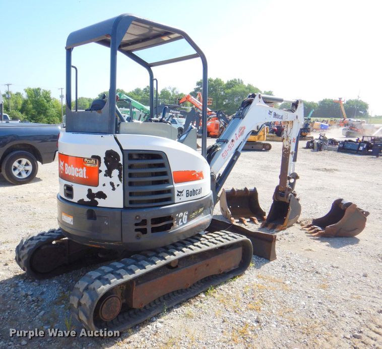 image for item DP4291 2015 Bobcat E26  mini excavator