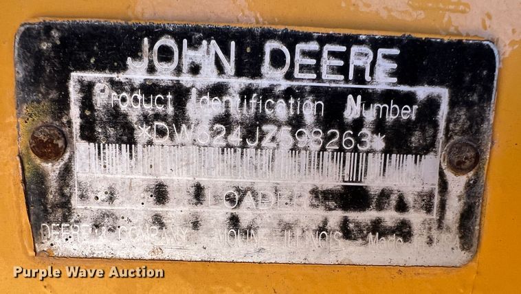 image for item DR1561 2005 John Deere 624J  wheel loader